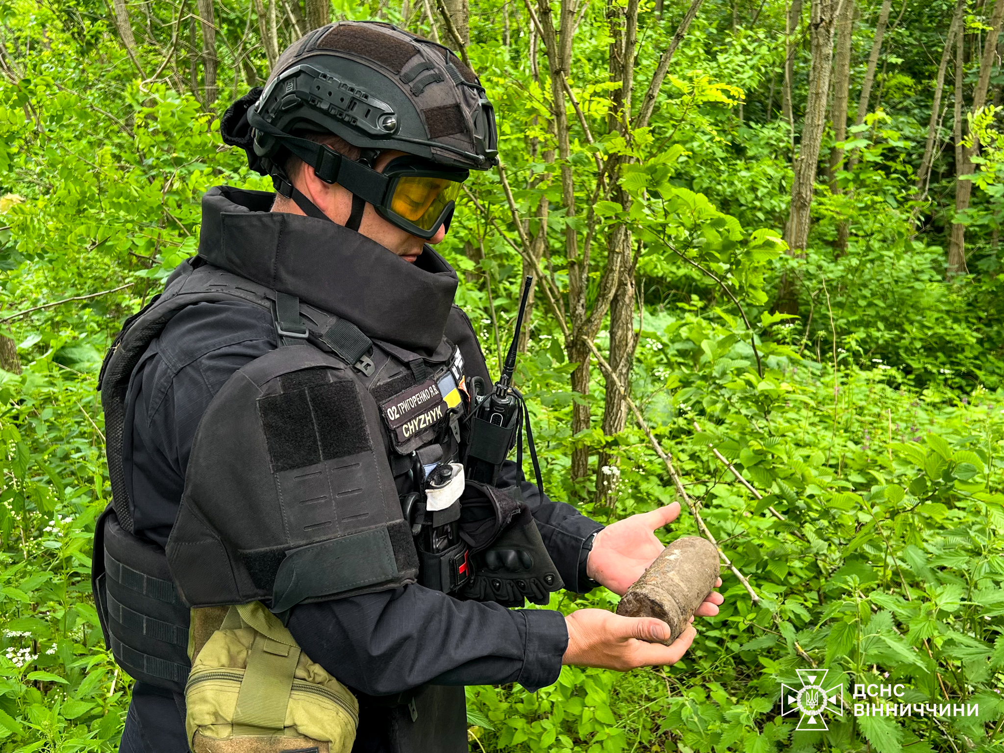 Неподалік села Зозівка сапери знищили артснаряд