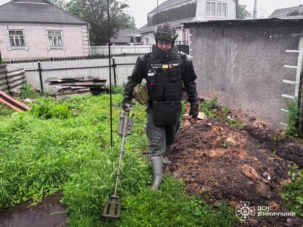 На Вінниччині на території приватного двору знайшли протитанкову міну
