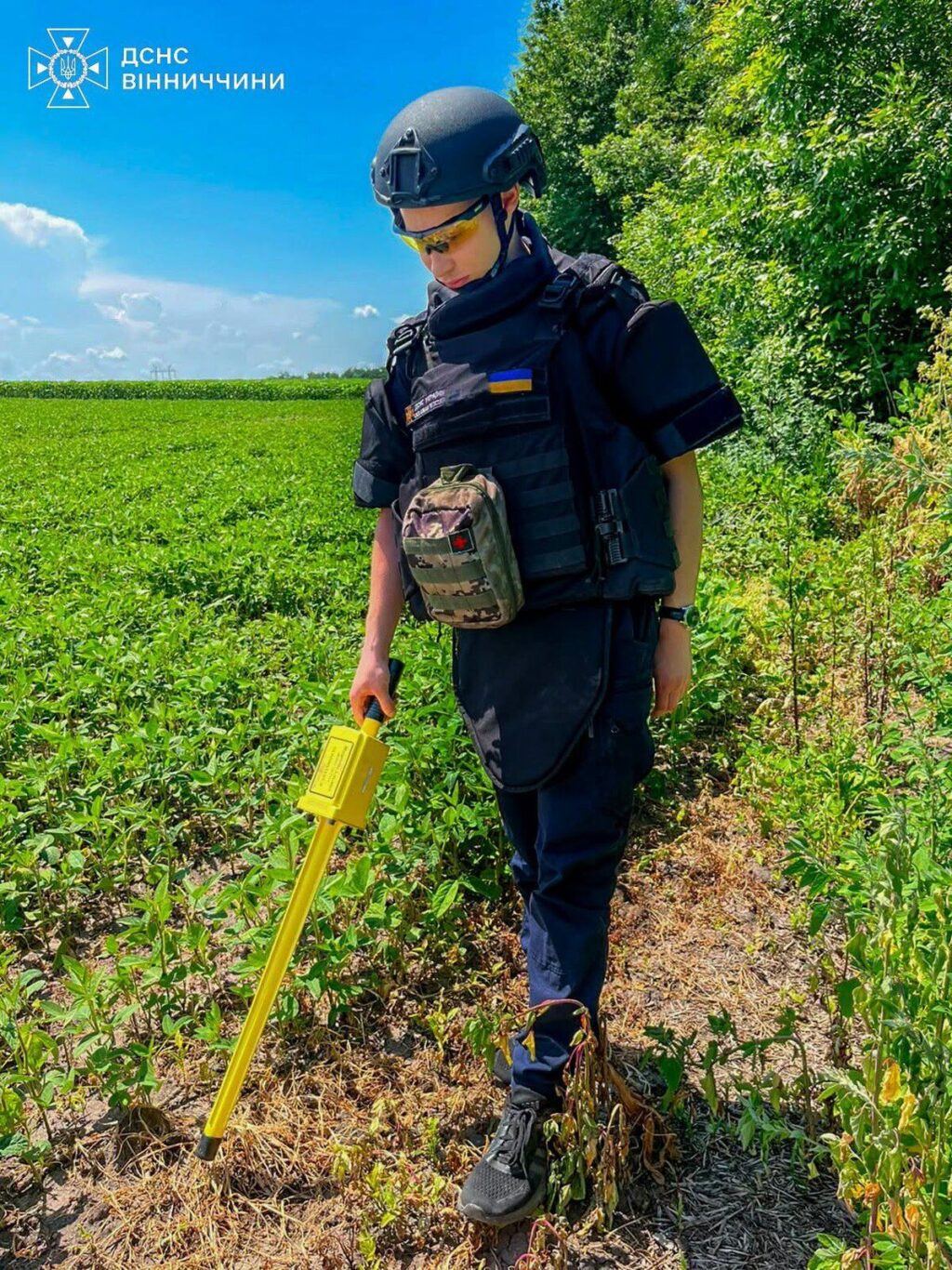 Поблизу Вінниці сапери ДСНС знищили артилерійський снаряд Другої світової війни