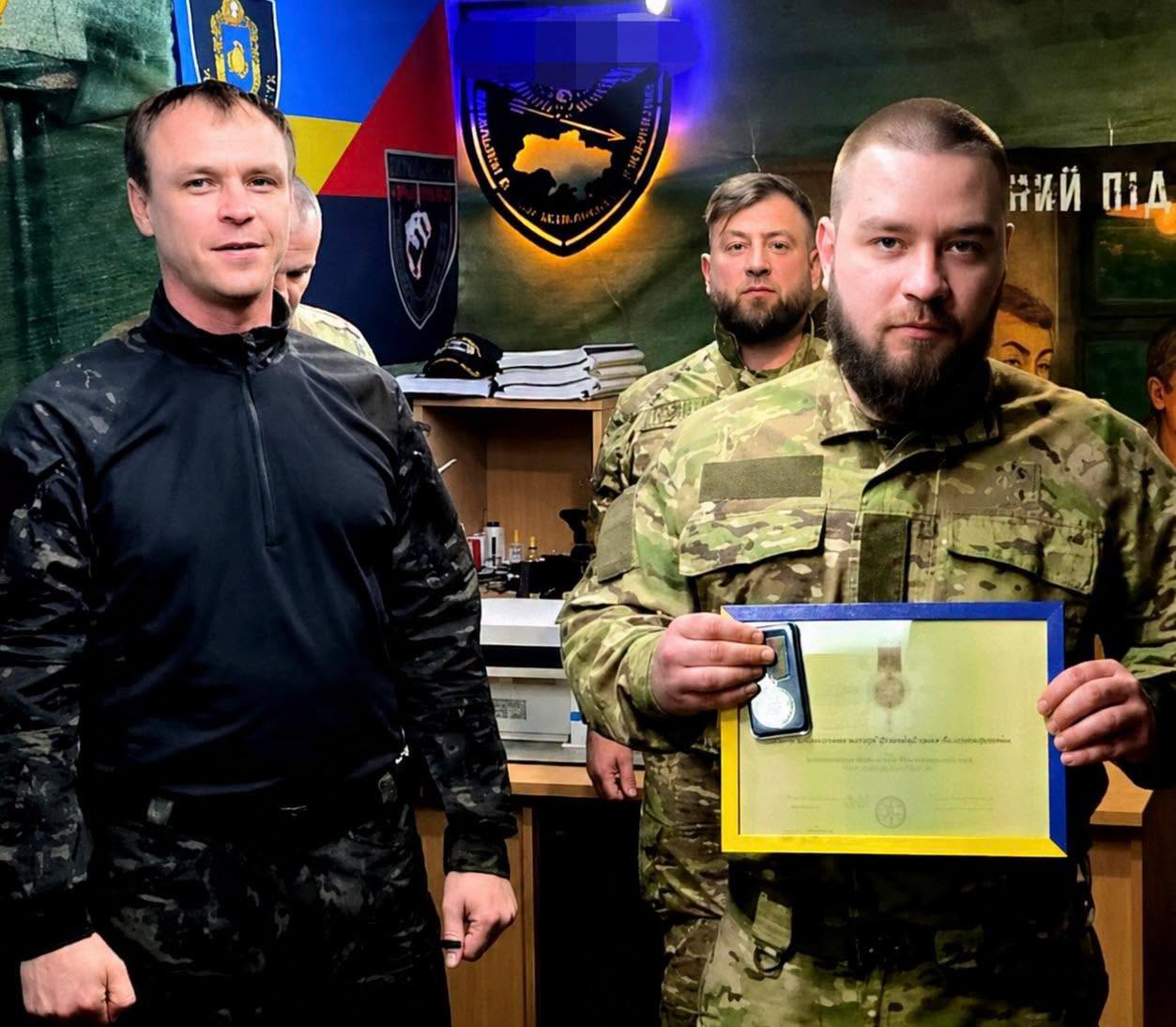 Воїн із Бершаді Іван Цуканов нагороджений відзнакою Президента «За оборону України» та «Срібним хрестом»