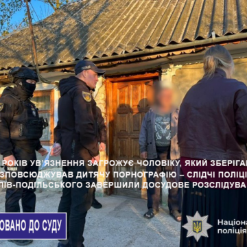 Поширював дитячу порнографію: перед судом постане житель Могилів-Подільщини
