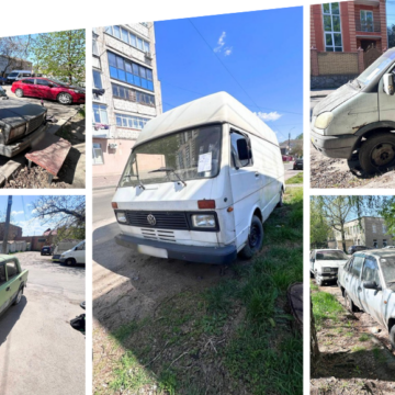 З міських вулиць Вінниці прибирають занедбані автомобілі