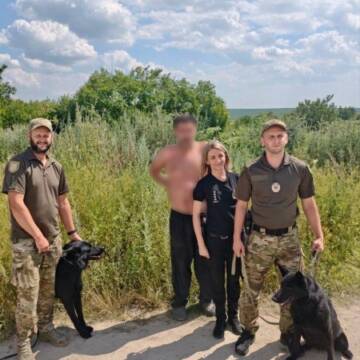 Поліцейські собаки знайшли зниклого на Вінниччині чоловіка