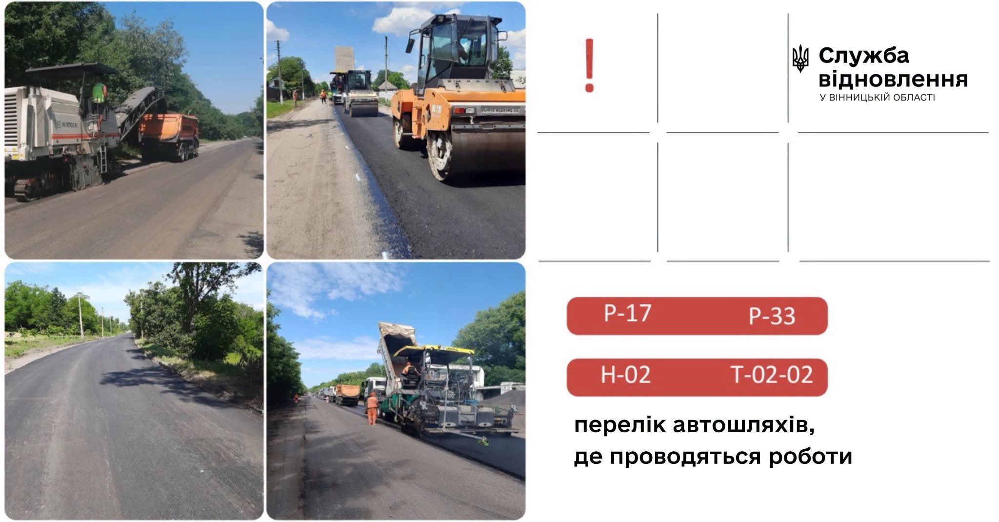 Водіям на замітку: де на трасах Вінниччини 2 липня тривають ремонти