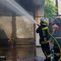 У Вінниці 18 рятувальників приборкували масштабну пожежу