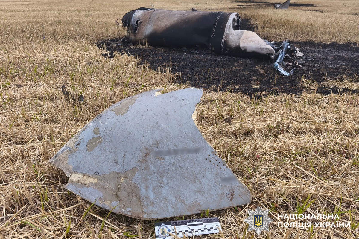На Вінниччині вибухотехніки поліції знешкодили фрагменти ворожої ракети Х-101