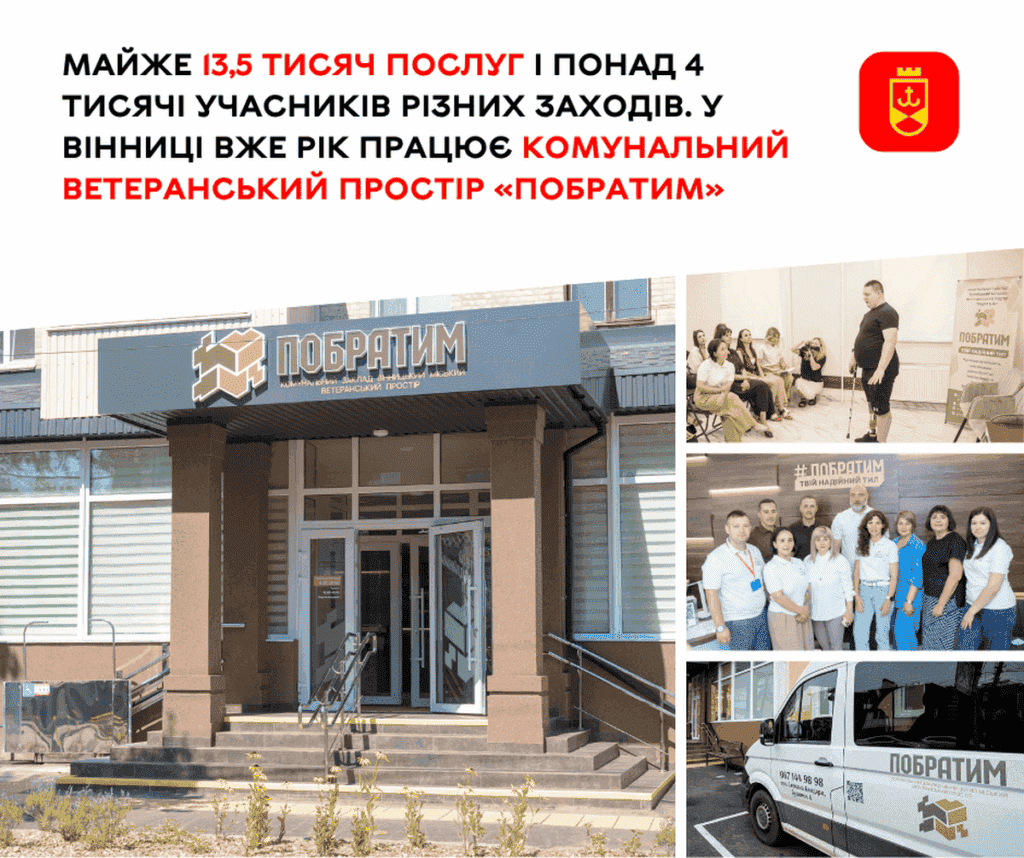 Від реабілітації до власного бізнесу: вінницький простір «Побратим» святкує першу річницю