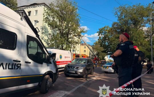 Ворожа атака на Житомир: рф завдала удару по будівлі Нацполіції реактивними БпЛА «Бандероль»
