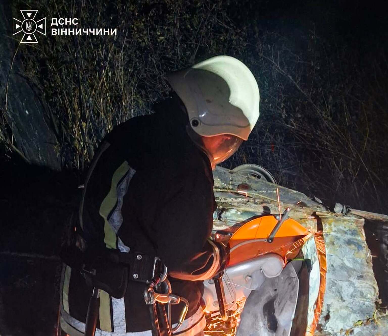 На Вінниччині після зіткнення з деревом згорів автомобіль: загинув підліток