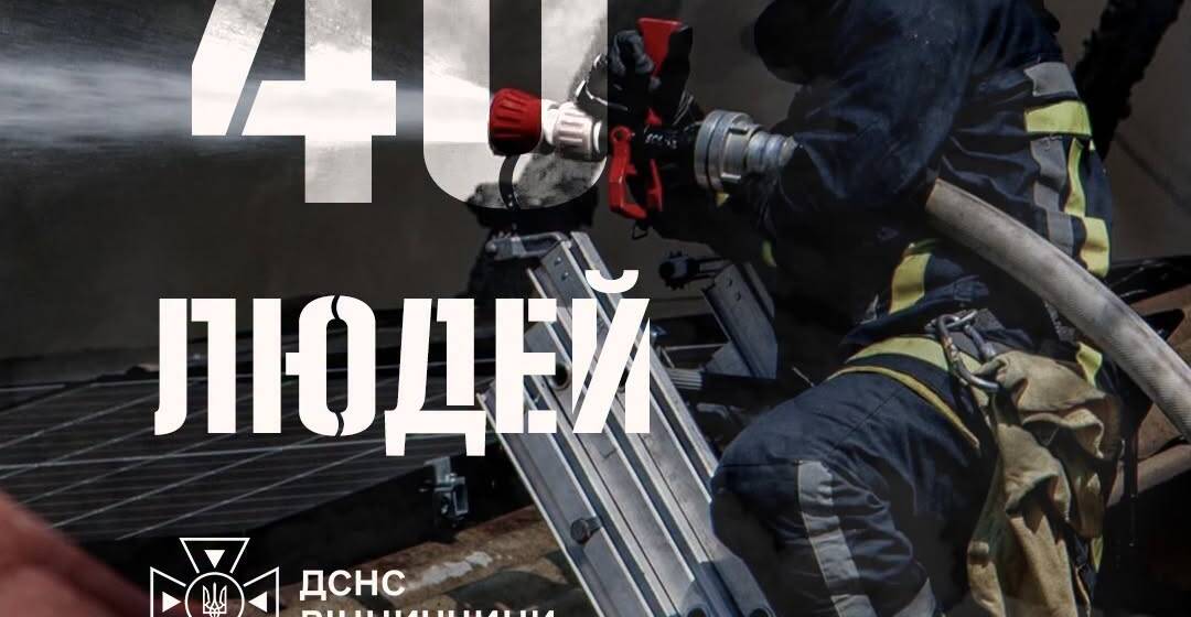 З початку року на території Вінницької області під час пожеж травмувалися 40 людей