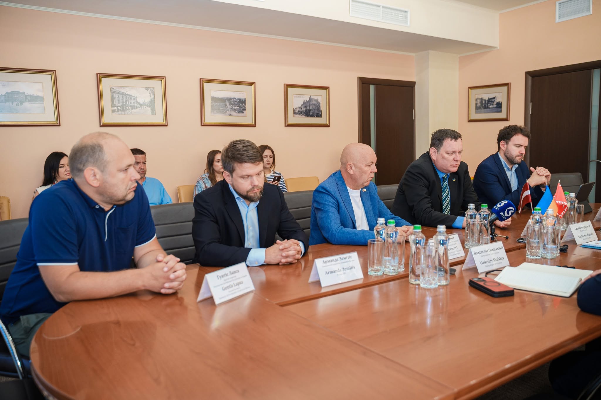 Енергетична стійкість та партнерство з бізнесом: Сергій Моргунов зустрівся з латвійською делегацією у Вінниці