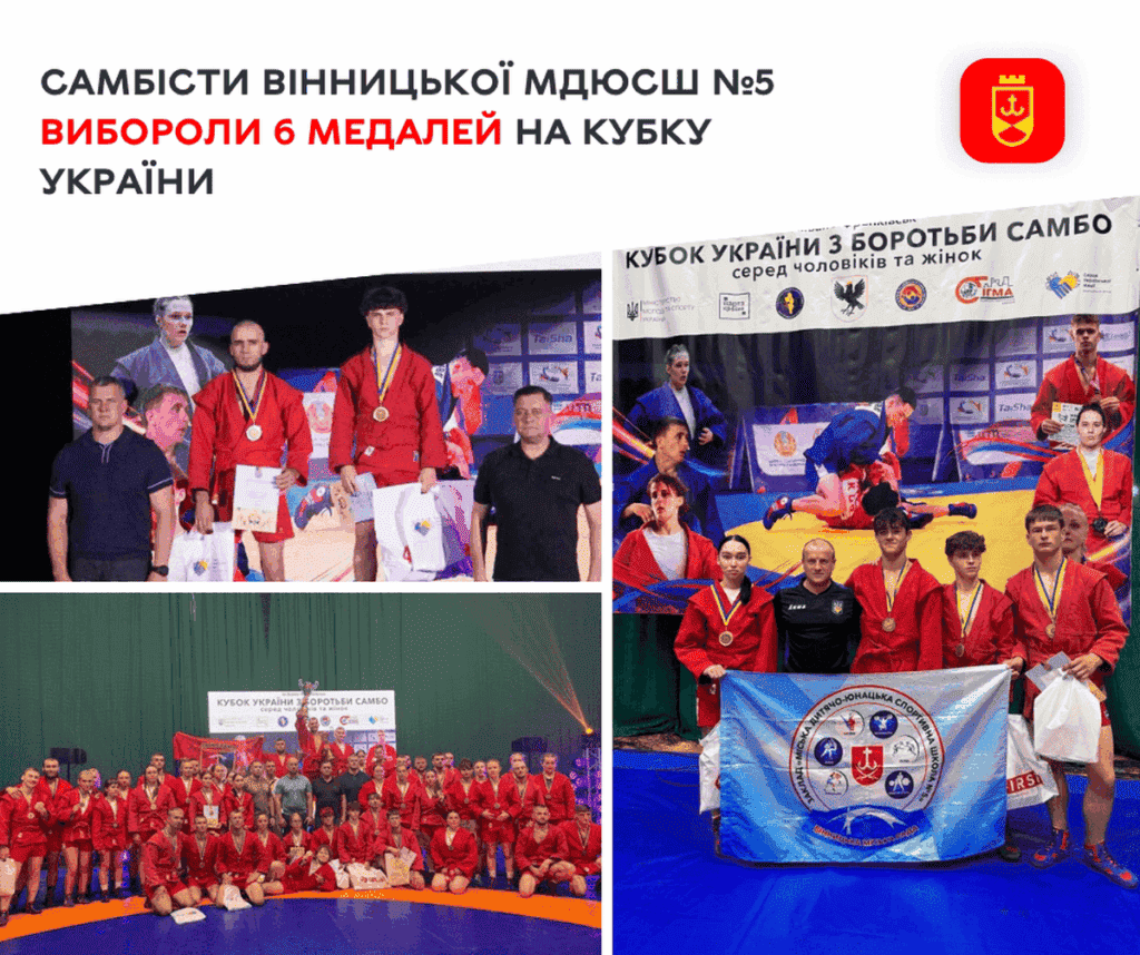 Шість медалей і два «золота»: вінницькі самбісти успішно виступили на Кубку України в Івано-Франківську