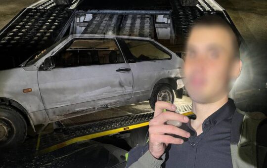 У Вінниці п’яний водій протаранив дві автівки: поліція склала чотири протоколи