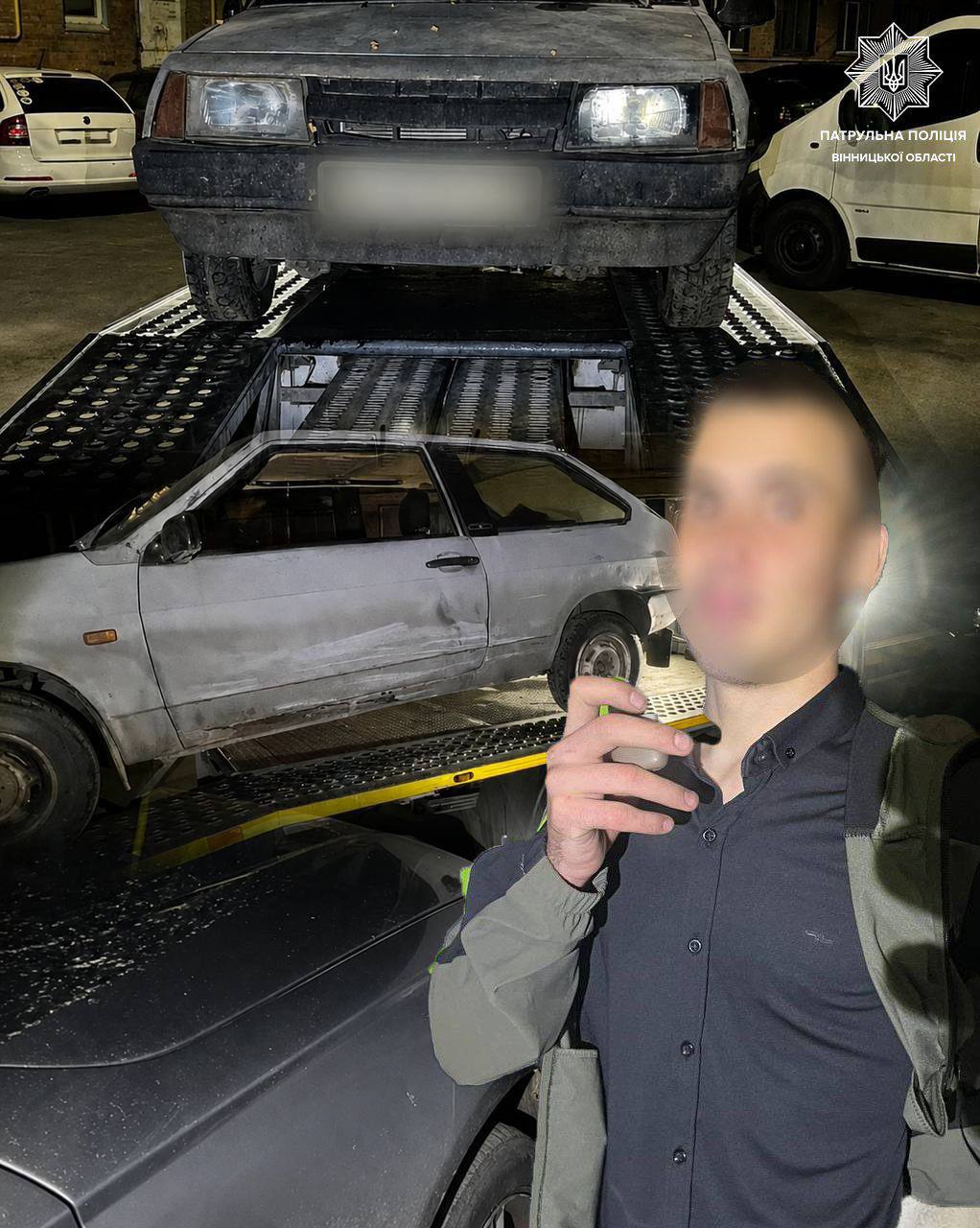 У Вінниці пяний водій протаранив дві автівки: поліція склала чотири протоколи
