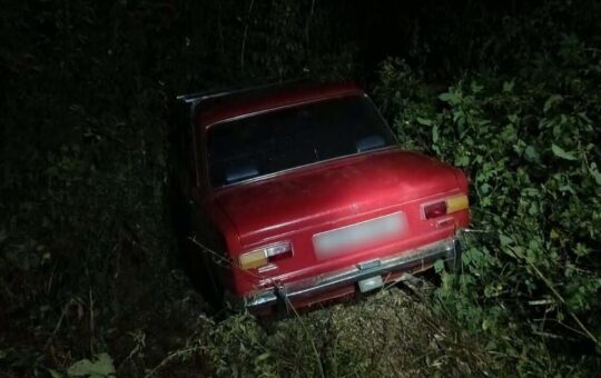 Викрав ВАЗ і з’їхав з дороги: на Вінниччині затримали нетверезого водія