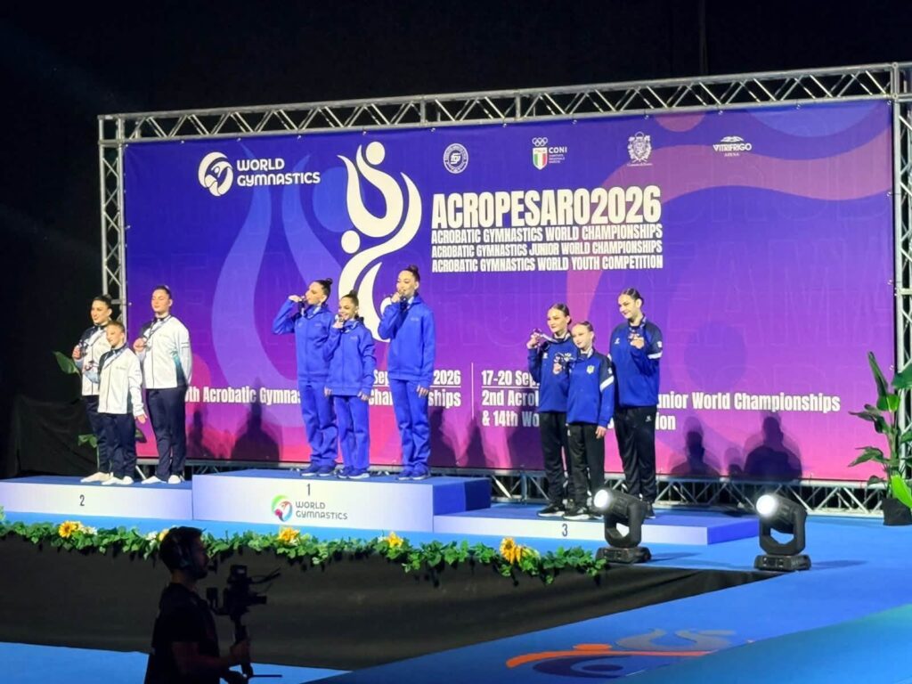 Акробатки з Вінниччини – бронзові призерки чемпіонату світу зі спортивної акробатики!