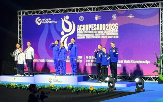 Акробатки з Вінниччини – бронзові призерки чемпіонату світу зі спортивної акробатики!