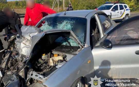 Внаслідок ДТП рух на трасі перед містом Жмеринка ускладнений