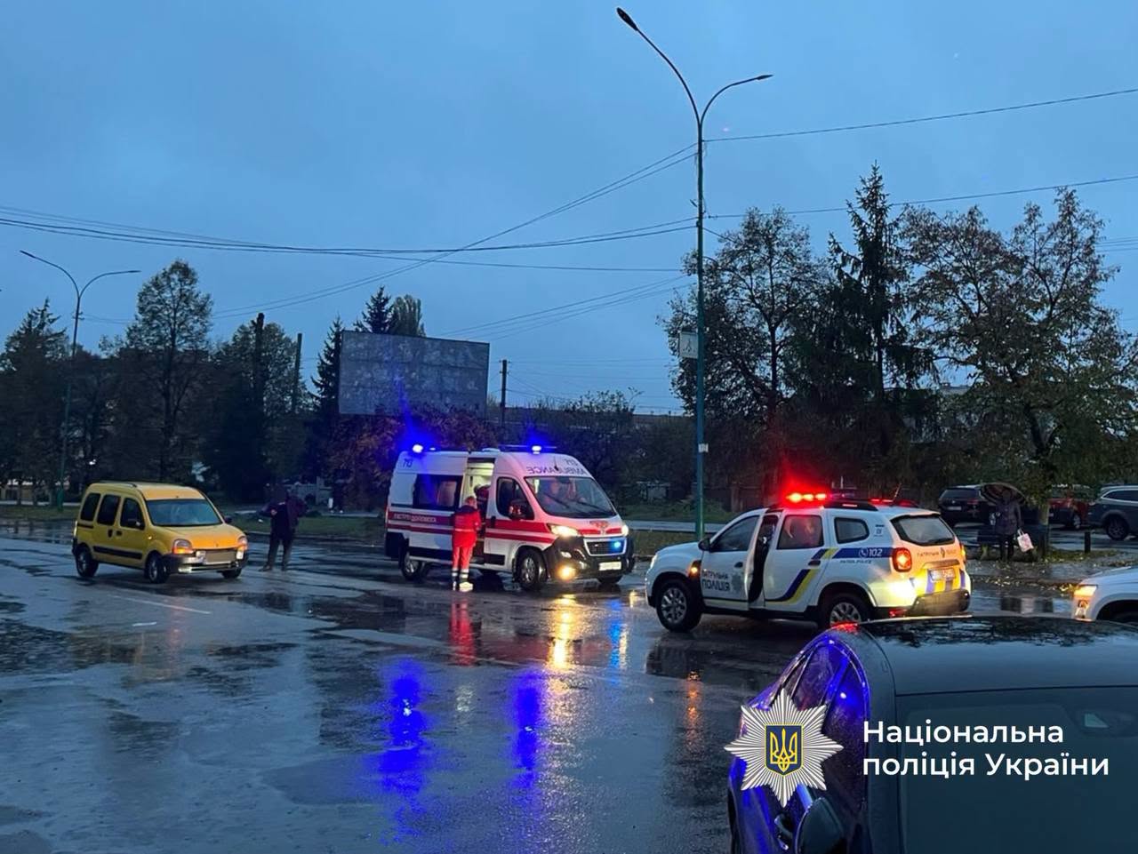 Дві ДТП за день на Вінниччині: три людини потрапили до лікарні через аварії в Хмільнику та Немирові