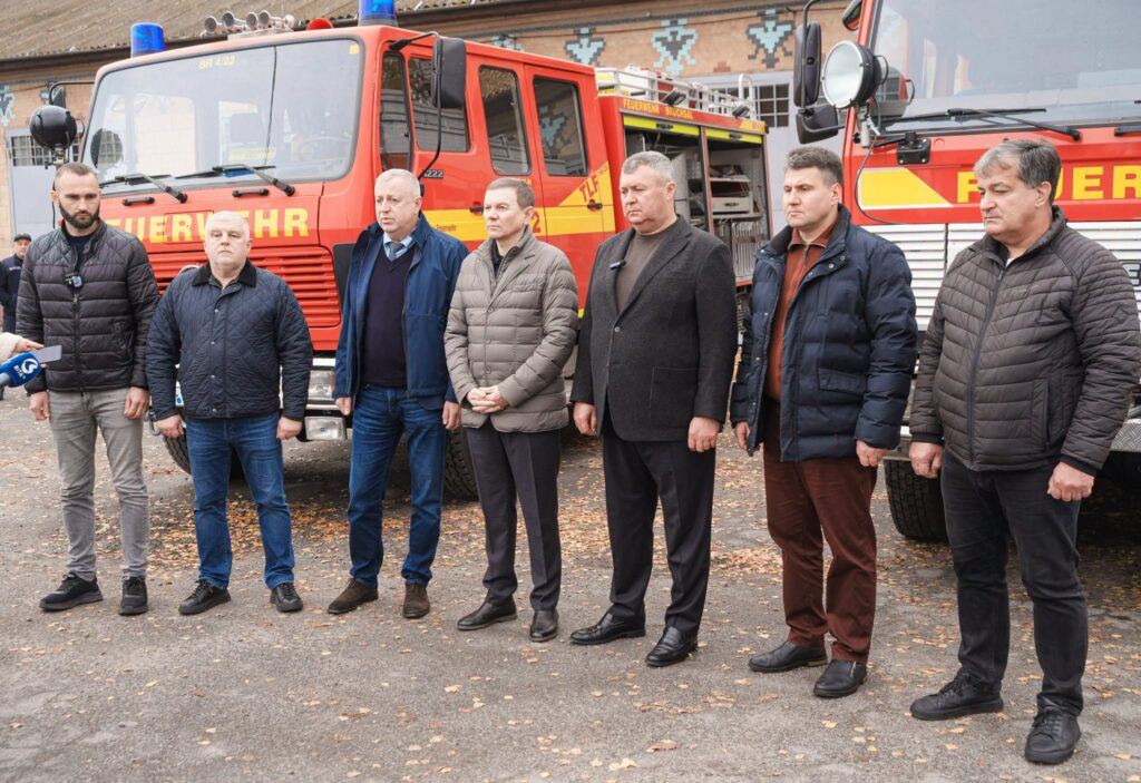 Партнерство Вінниці та Карлсруе розширюється на рівень районів і громад, – Сергій Моргунов про передачу пожежних авто двом громадам Вінниччини